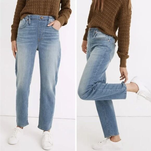 NEW Madewell Pull-On Jeans in Keefe Wash,‎ NA951, 28 - Picture 1 of 15